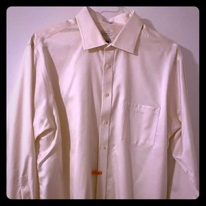 Men’s dress shirt Joseph Abboud neck 17.5 cream